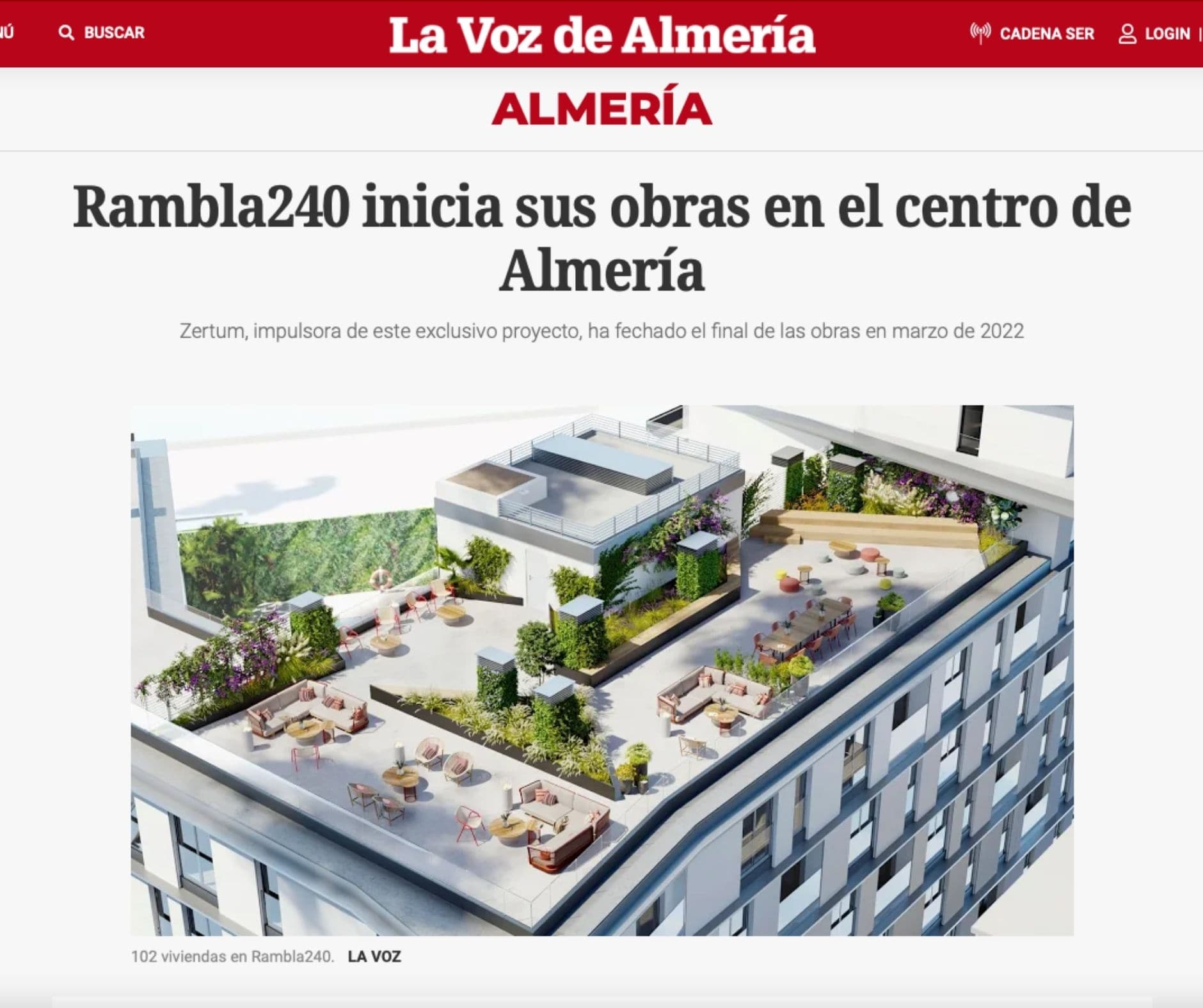 Rambla240 inicia sus obras en el centro de Almería