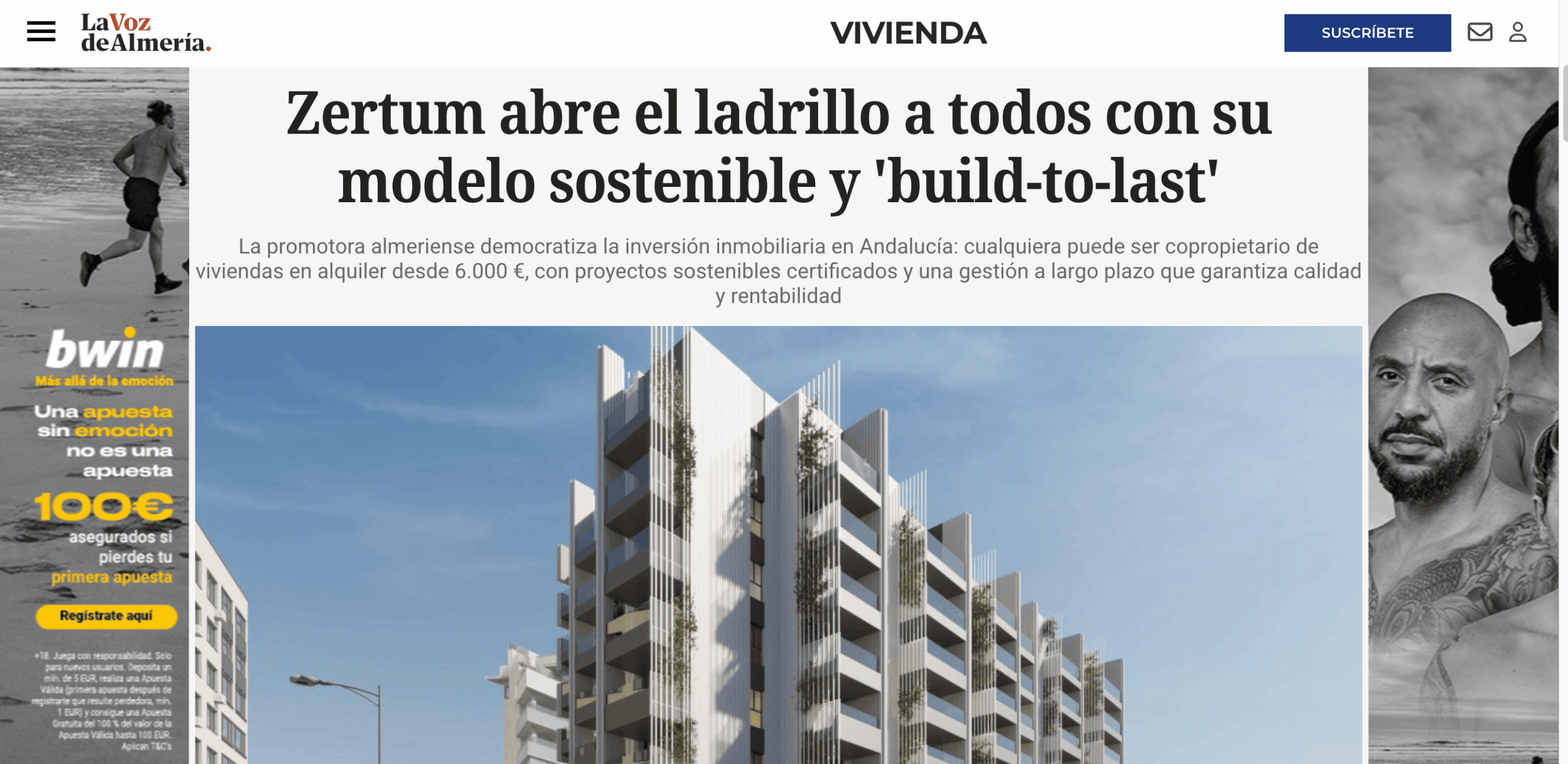 Zertum abre el ladrillo a todos con su modelo sostenible y ‘build-to-last’